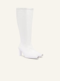 Ac charma vegan nappa Boots - White
