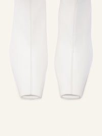 Ac charma vegan nappa Boots - White