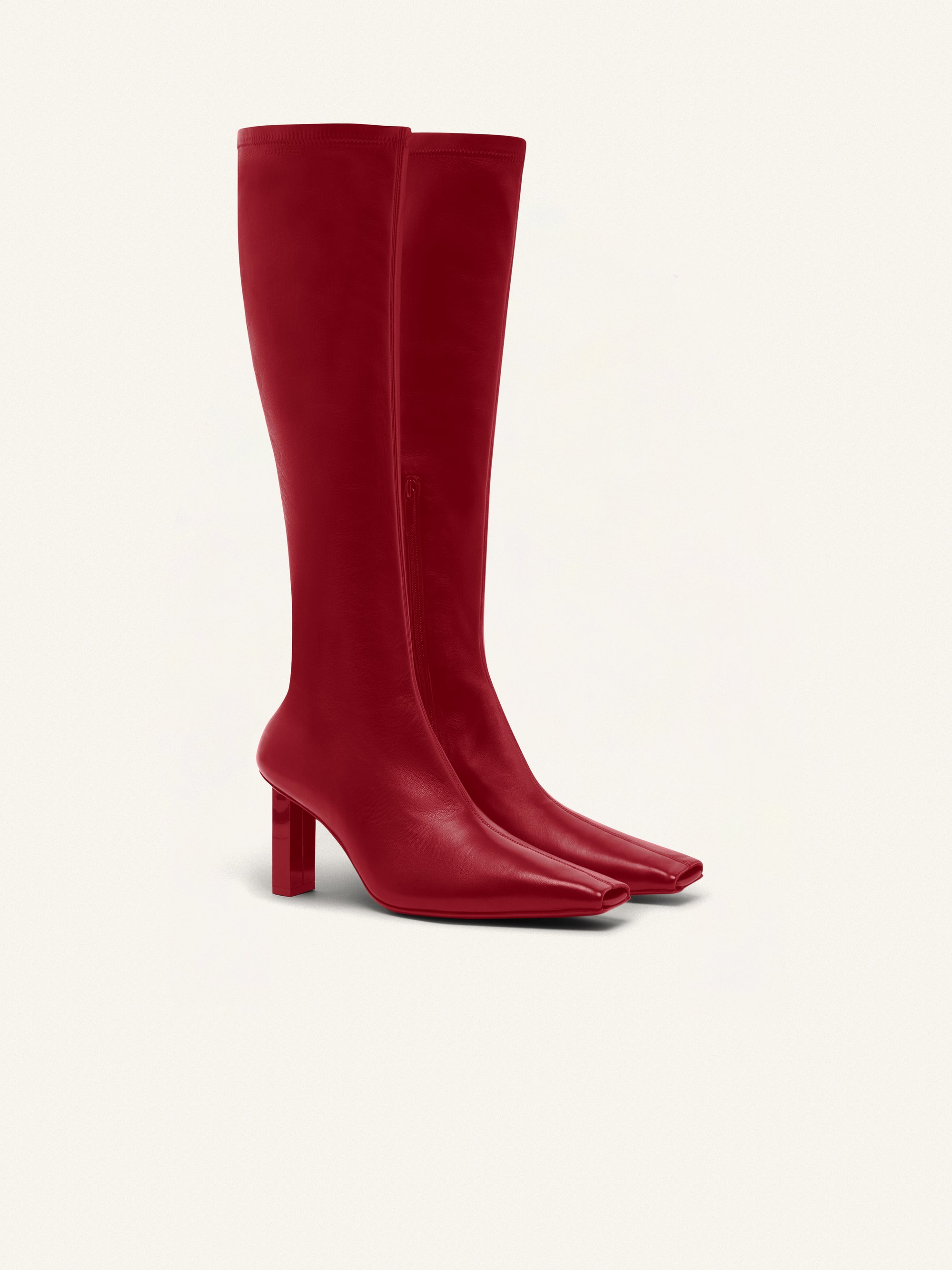 Ac charma vegan nappa Boots - Burgundy