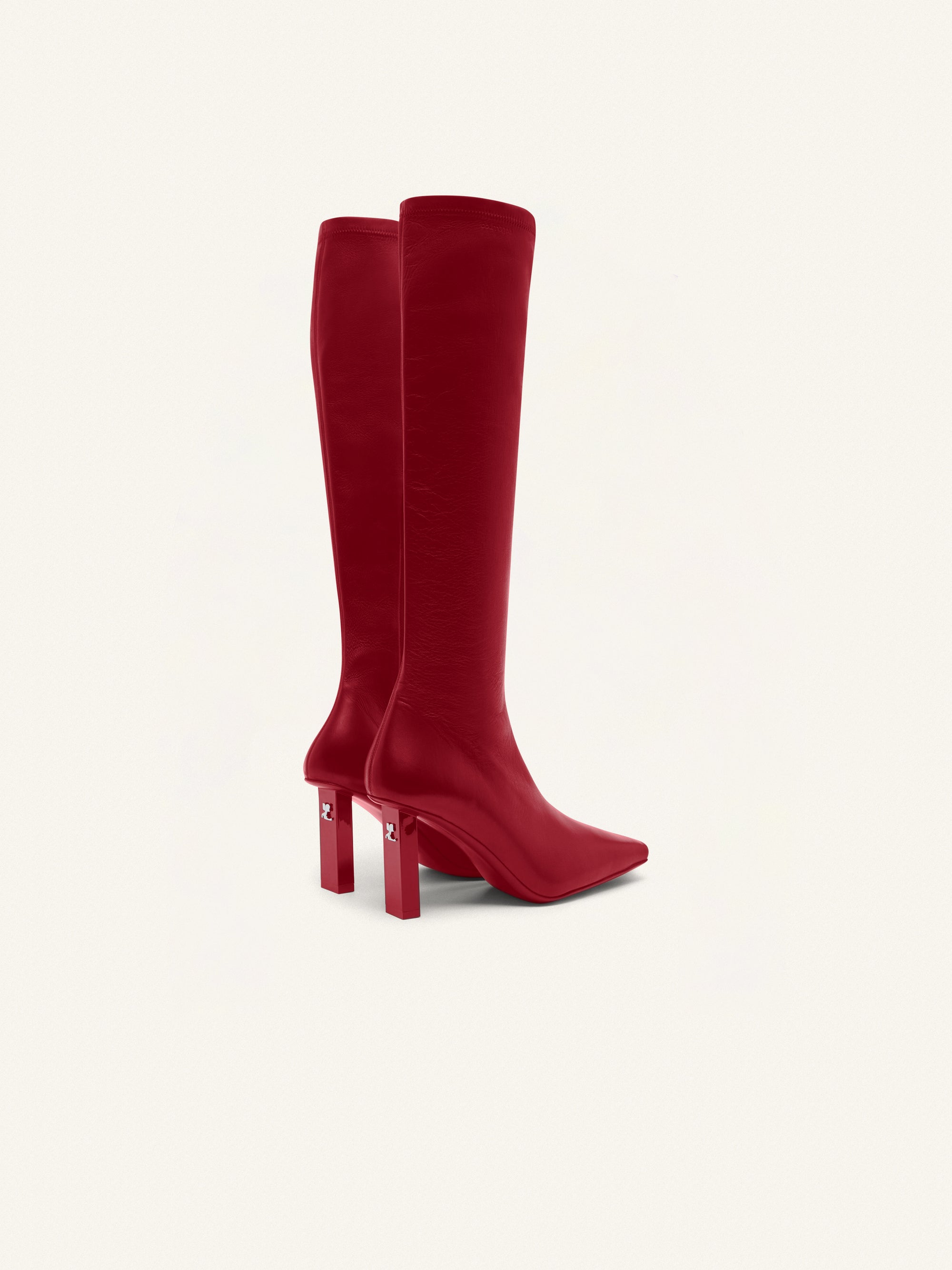 Ac charma vegan nappa Boots - Burgundy