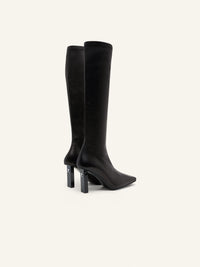 Ac charma vegan nappa Boots - Black