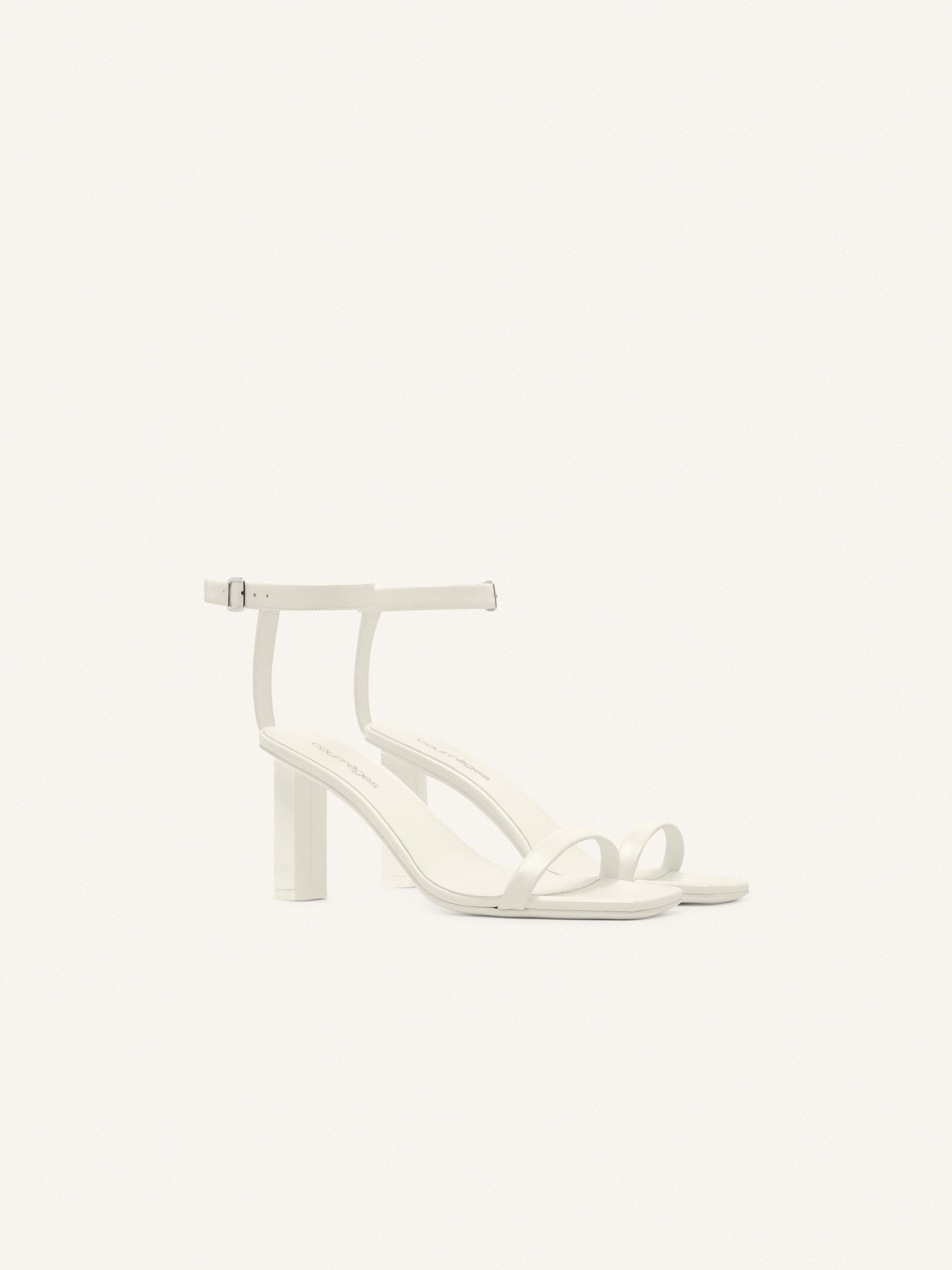 Ac charm leather Sandals - Beige