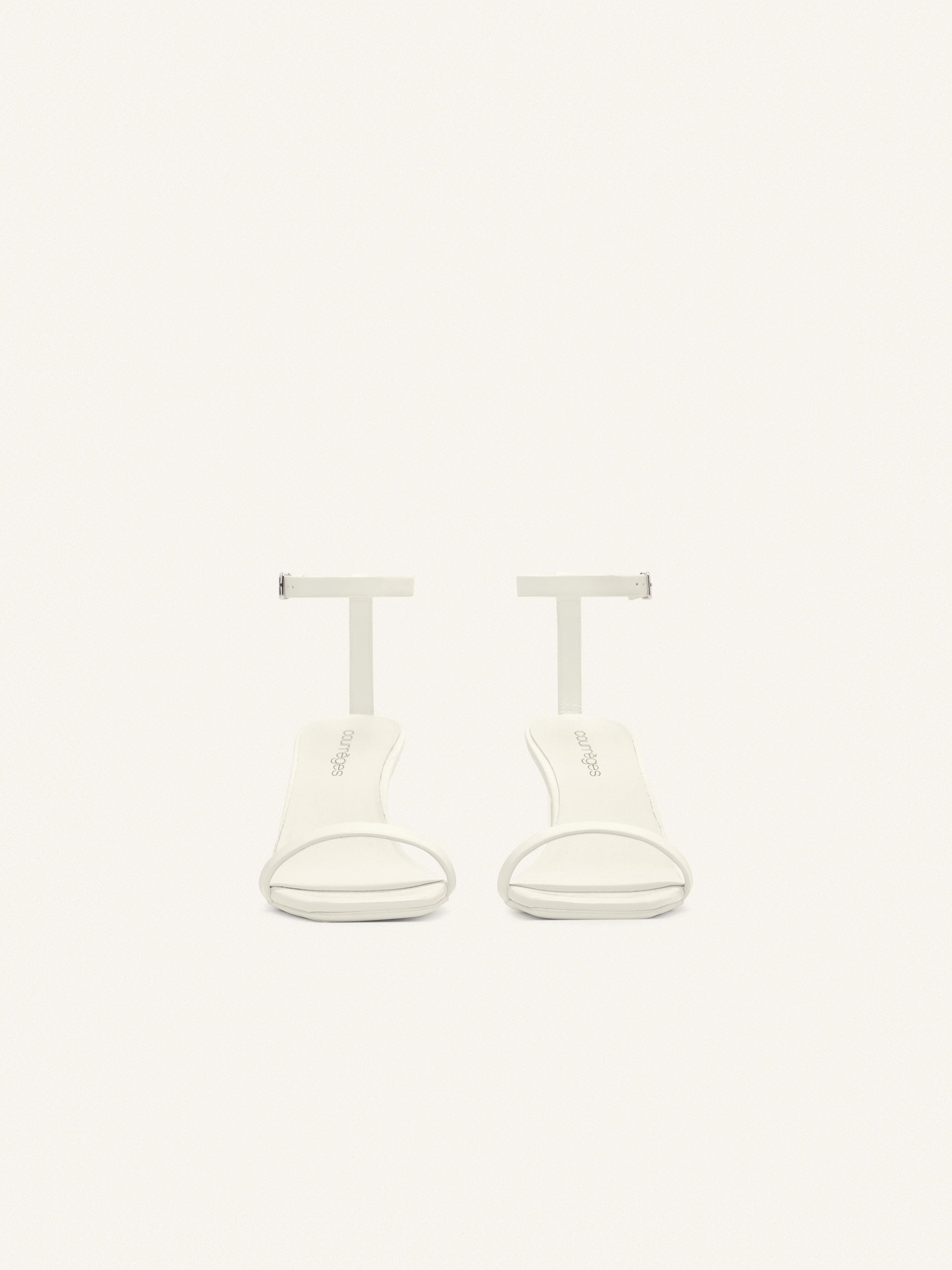 Ac charm leather Sandals - Beige