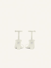 Ac charm leather Sandals - Oatmeal