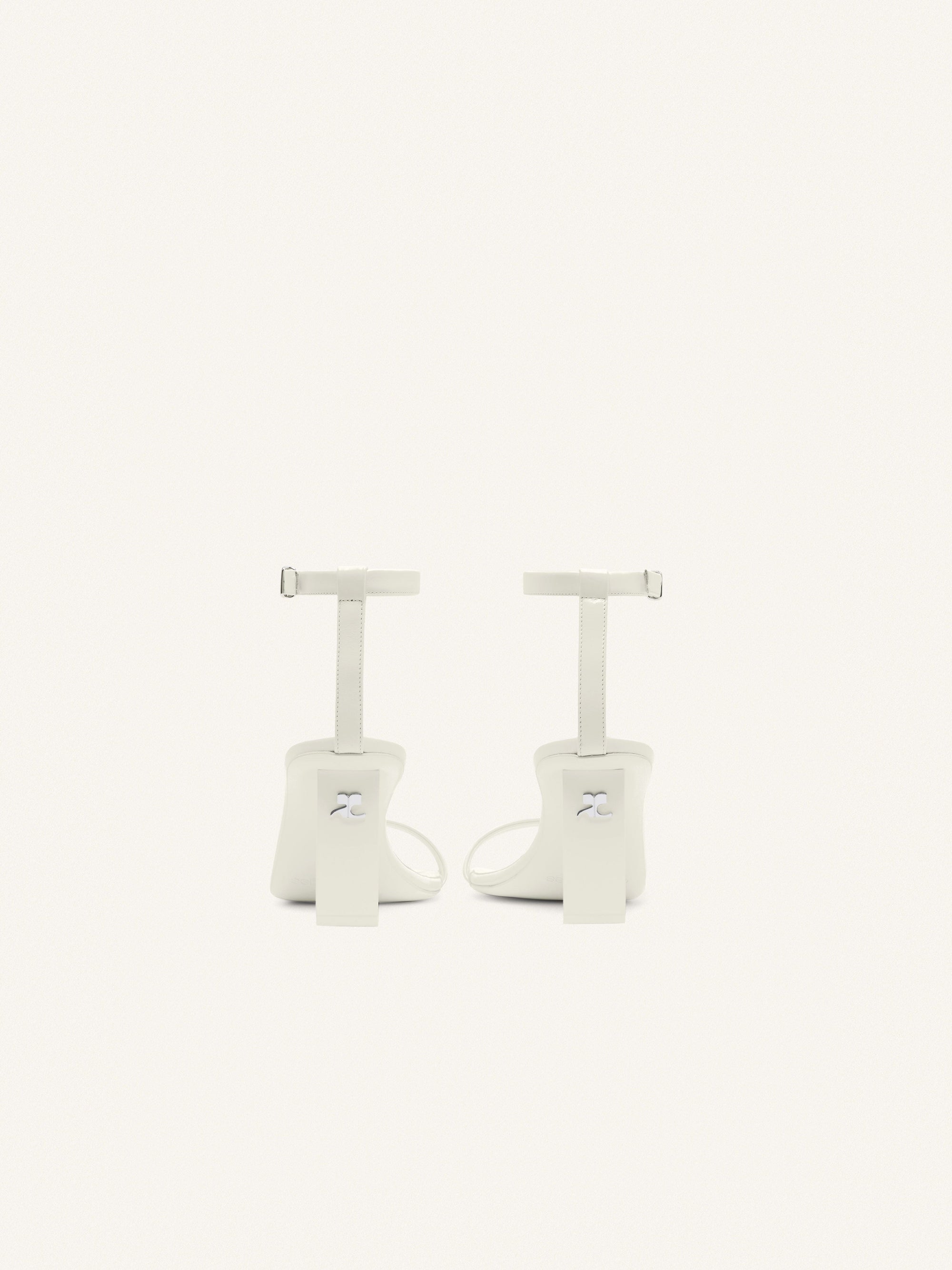 Ac charm leather Sandals - Oatmeal