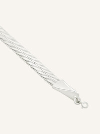 Snake chain chocker Necklace - Silver