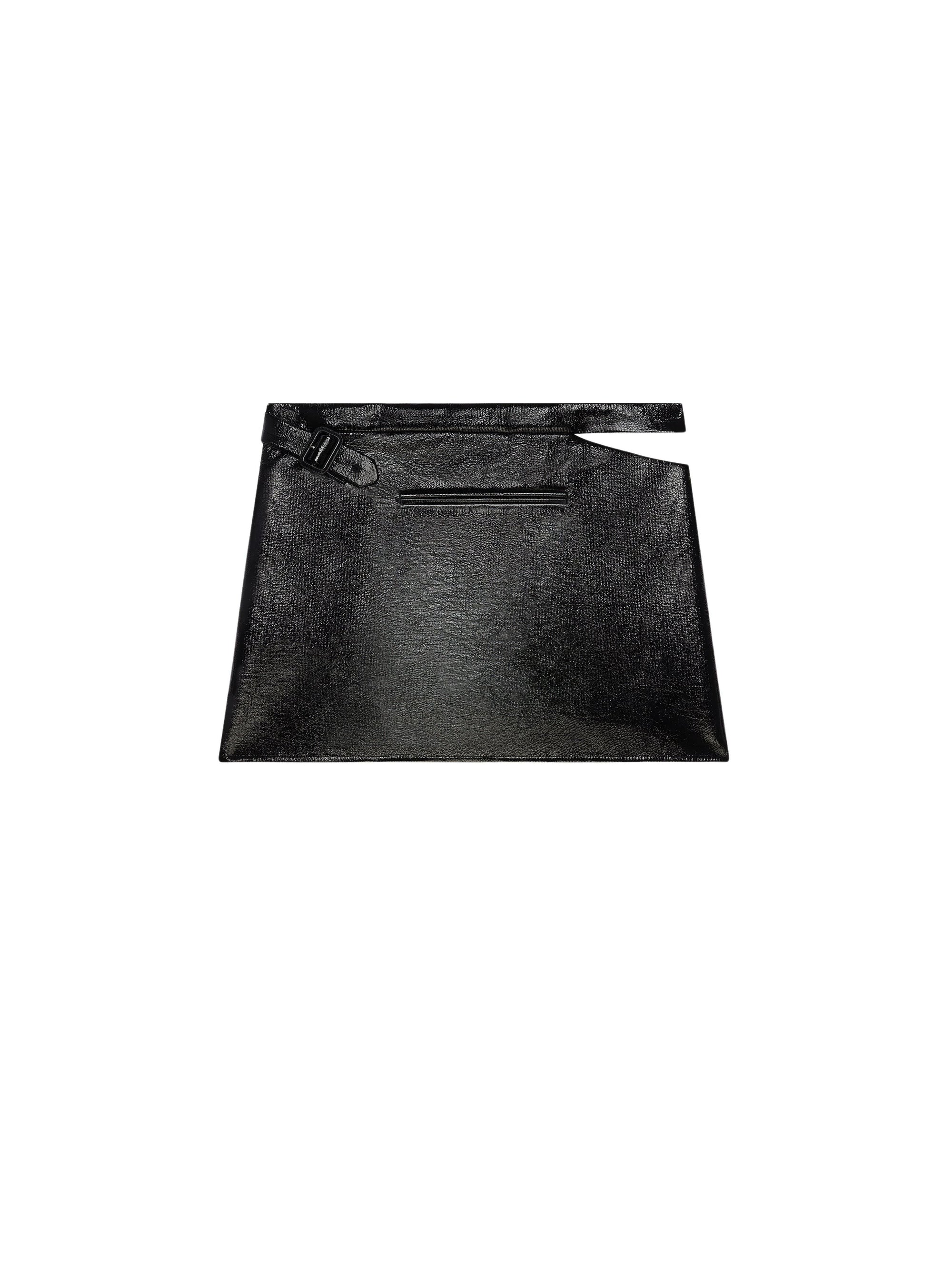 Vinyl mini Skirt - Black