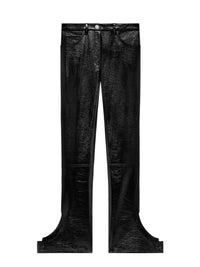 Reversed vinyl Pant - Black