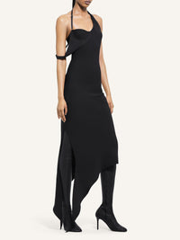 UnDressed long crepe Dress - Black