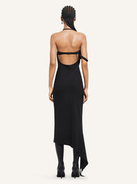 UnDressed long crepe Dress - Black