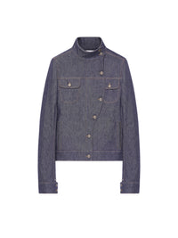 Motorcycle denim Jacket - Grey