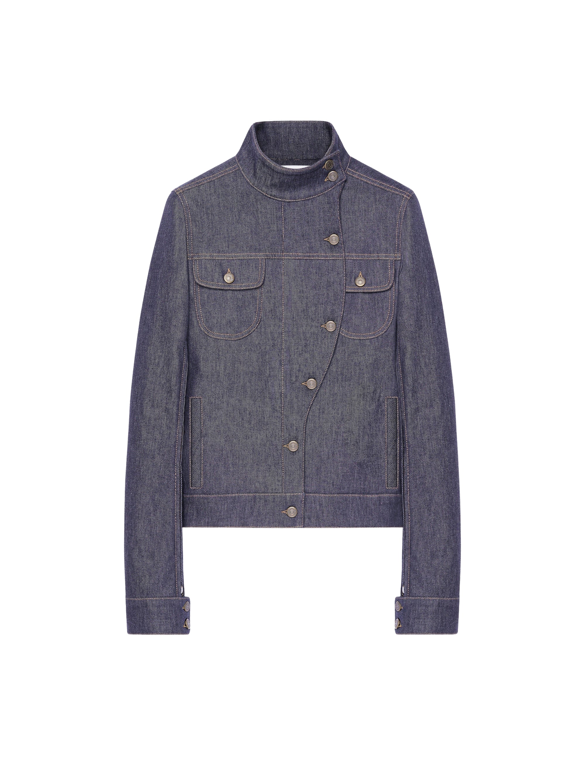 Motorcycle denim Jacket - Grey
