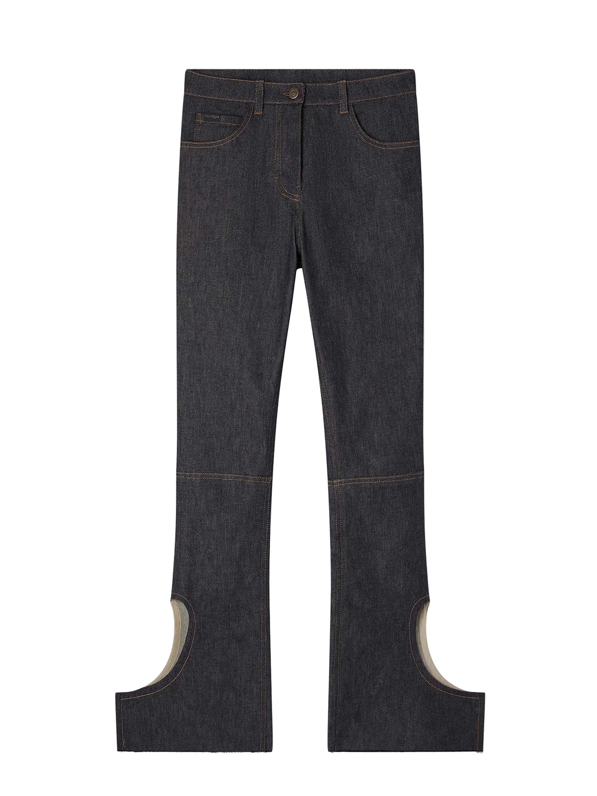 Reversed denim Pant - Dark Heather Grey