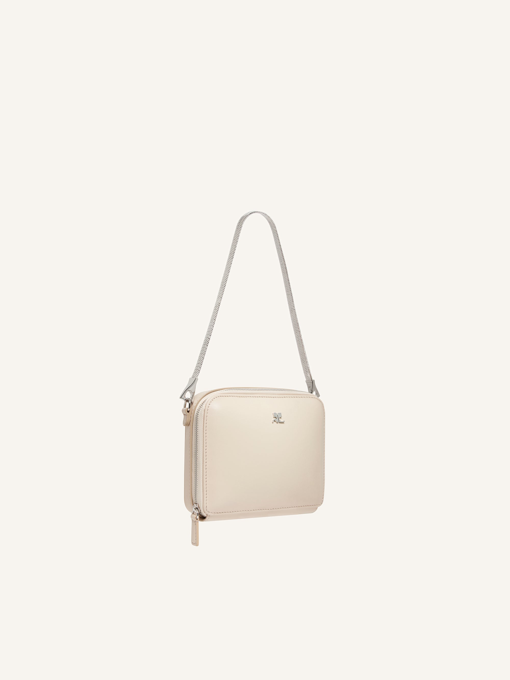 Cloud chained leather Bag - Sand