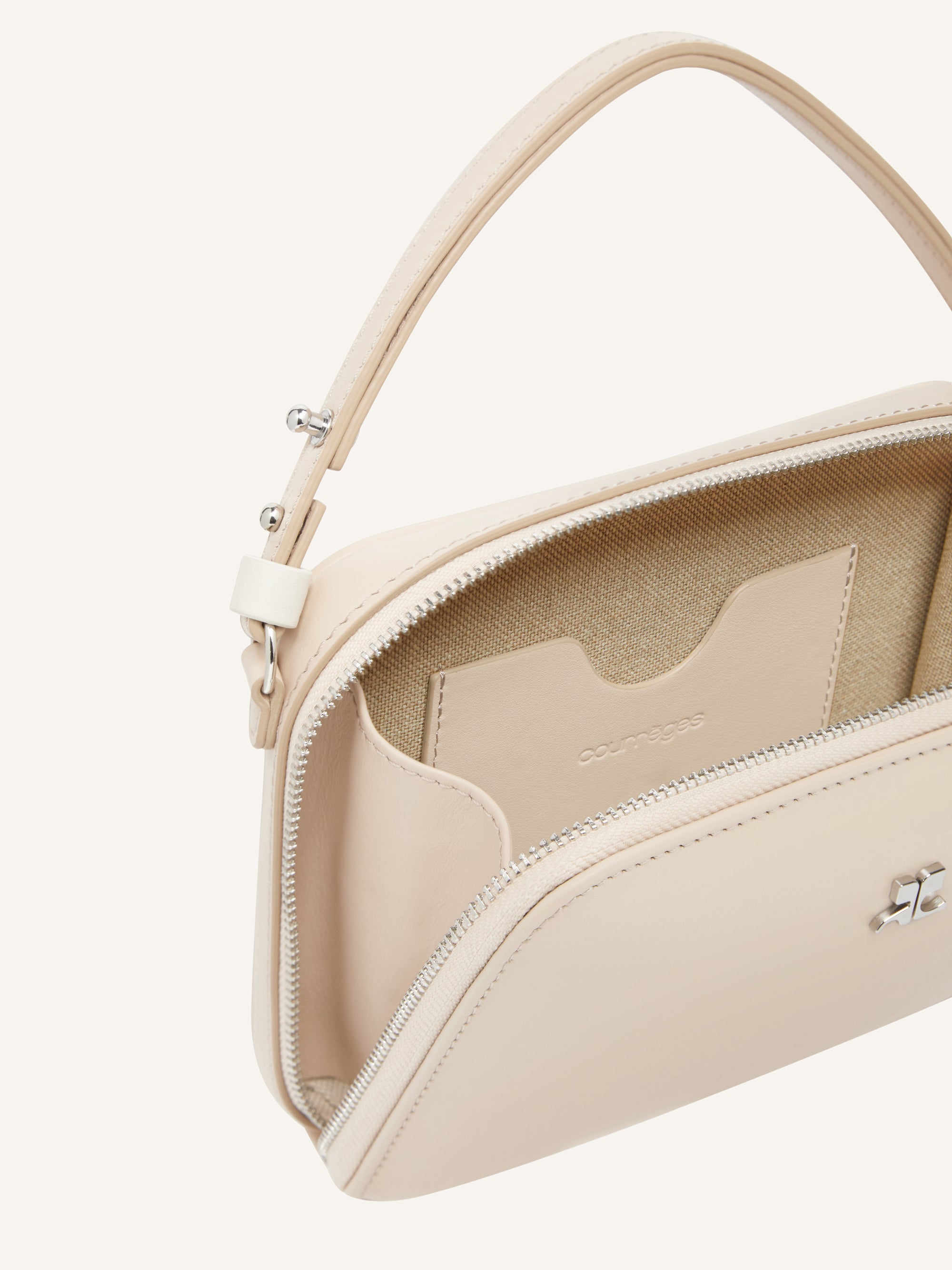 Cloud chained leather Bag - Sand