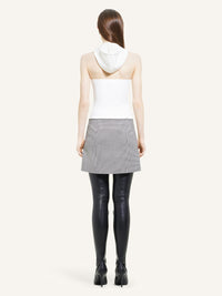 Illusion hooded Bodysuit - Heritage White