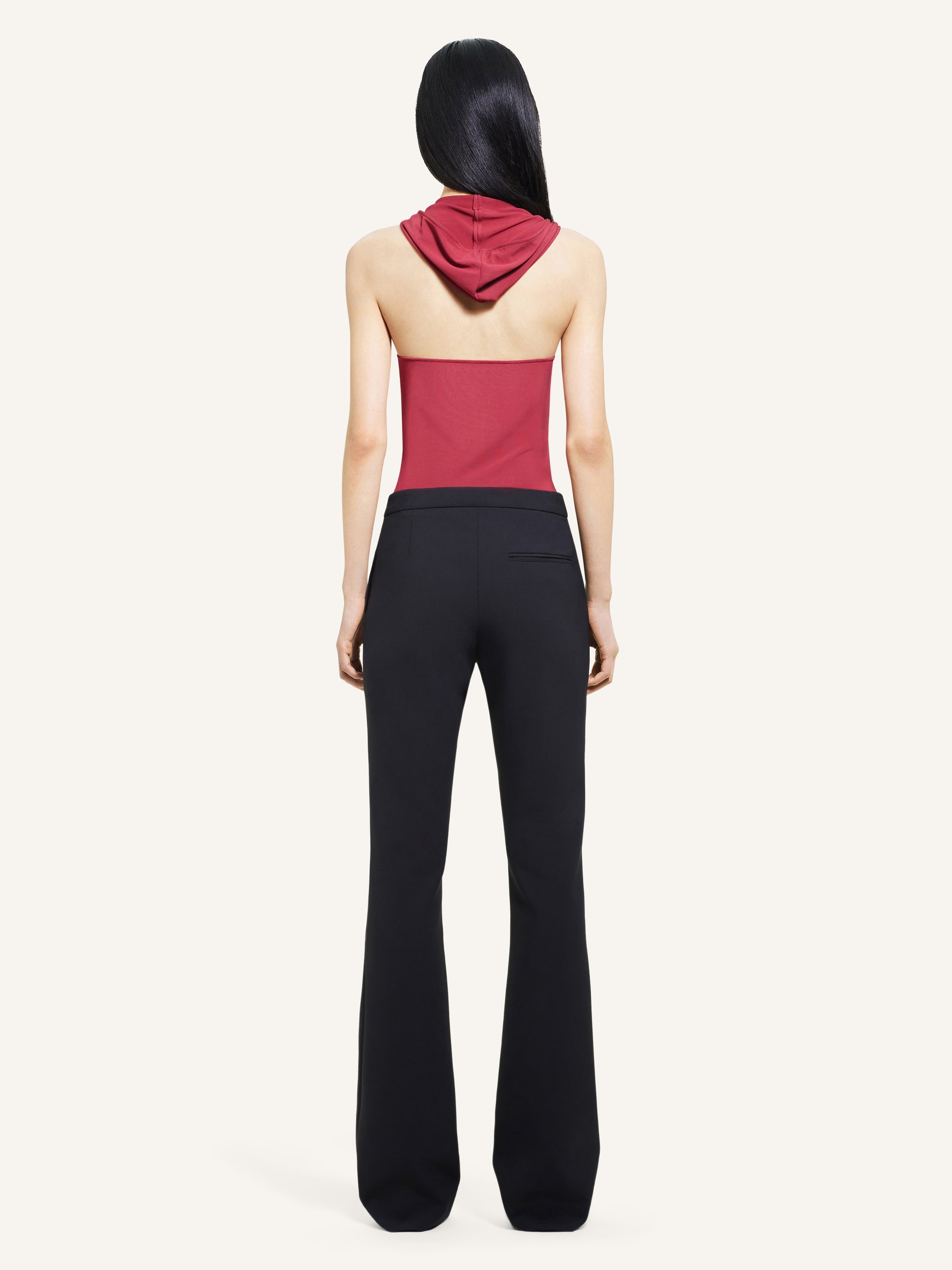 Hooded Bodysuit - Grenat