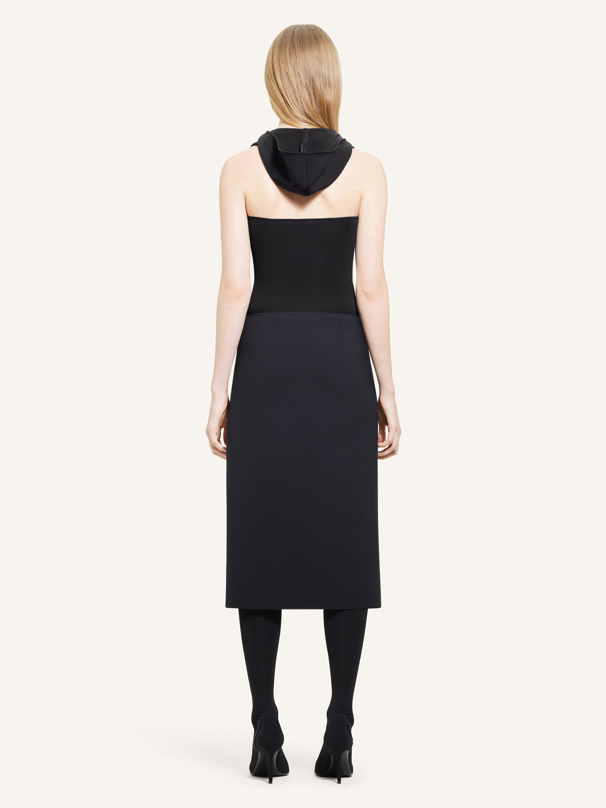 Hooded Bodysuit - Black