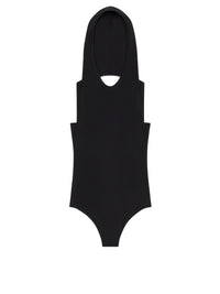 Hooded Bodysuit - Black