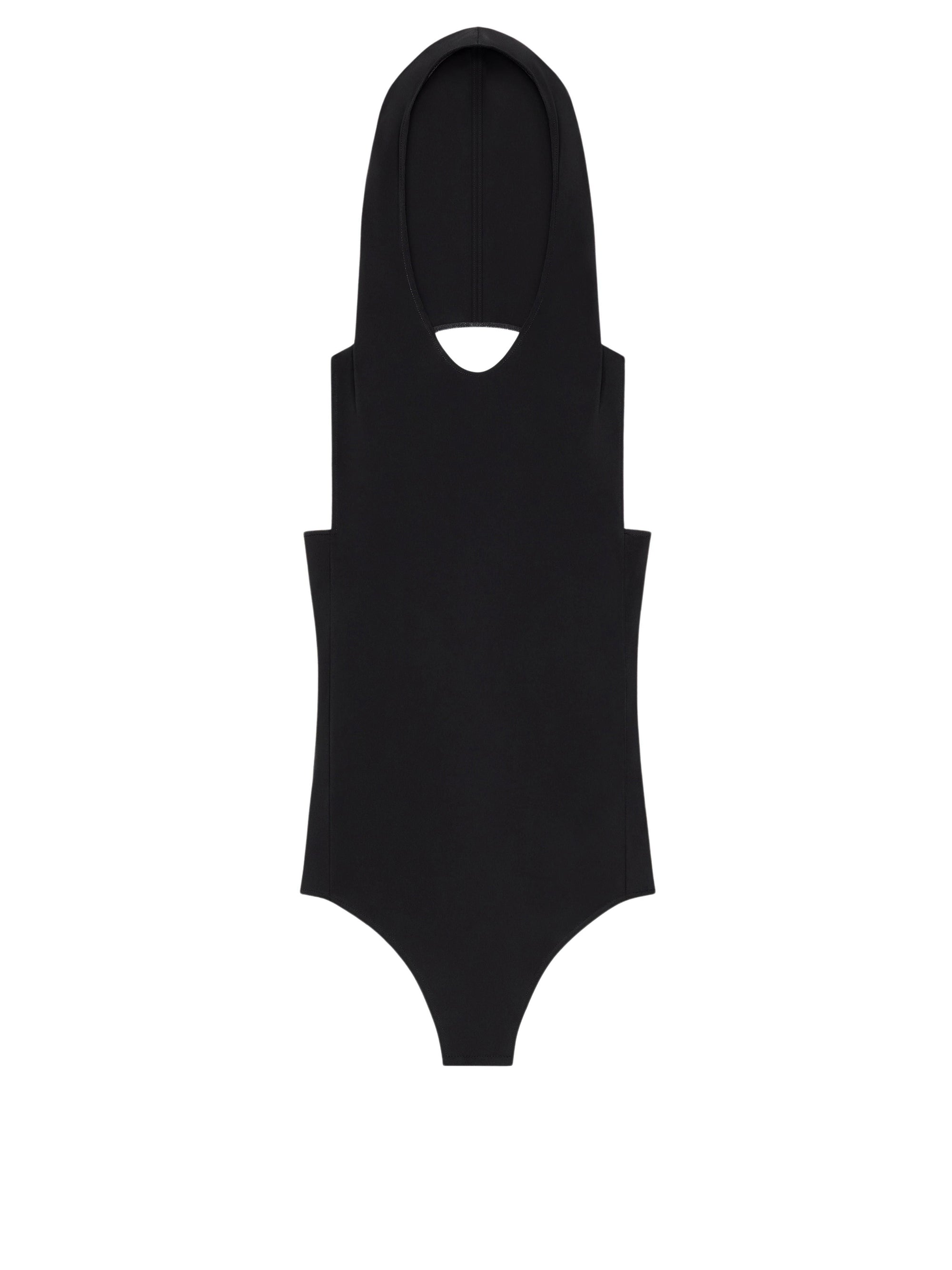 Hooded Bodysuit - Black