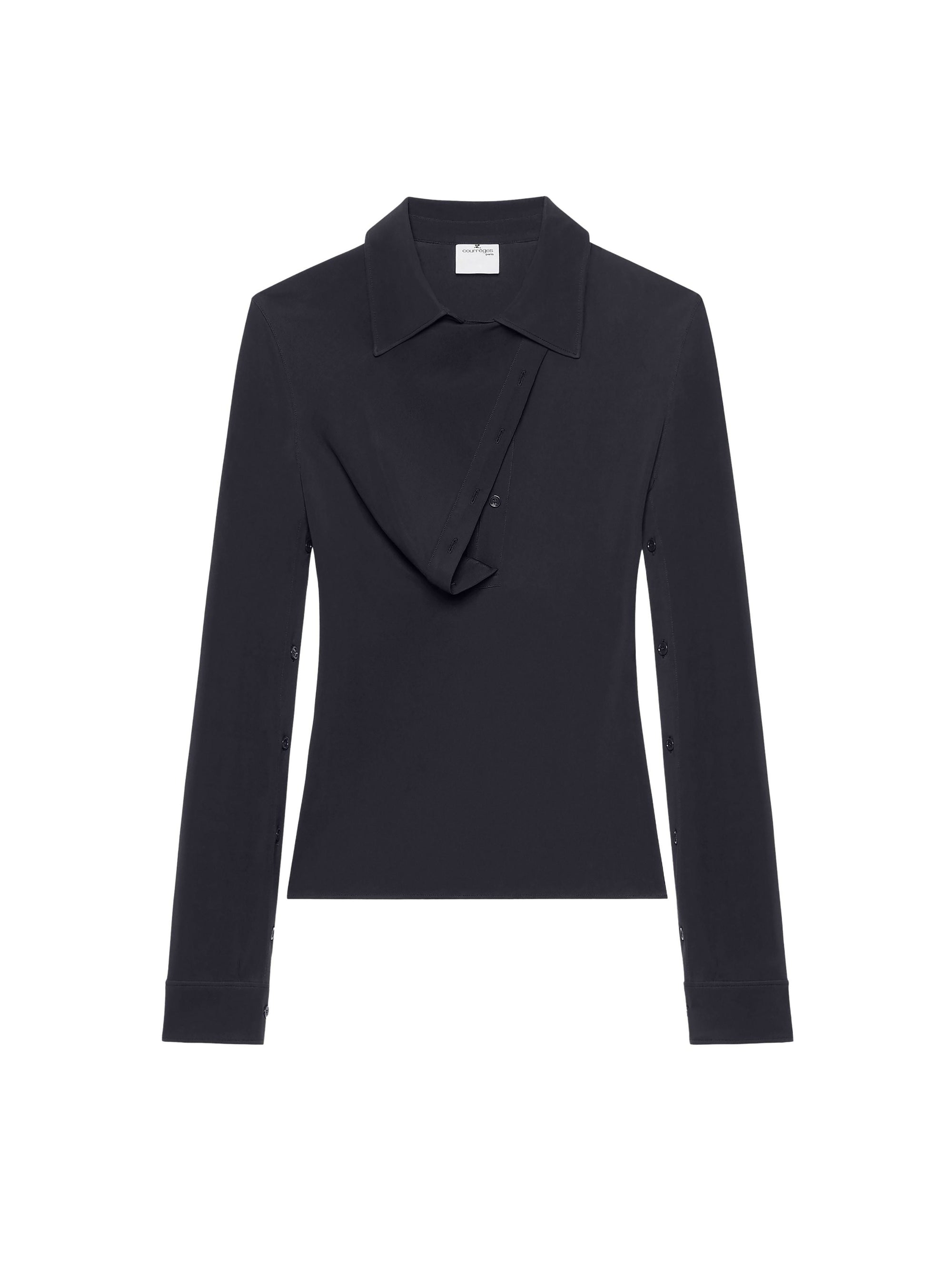 Oblique polo Shirt - Black