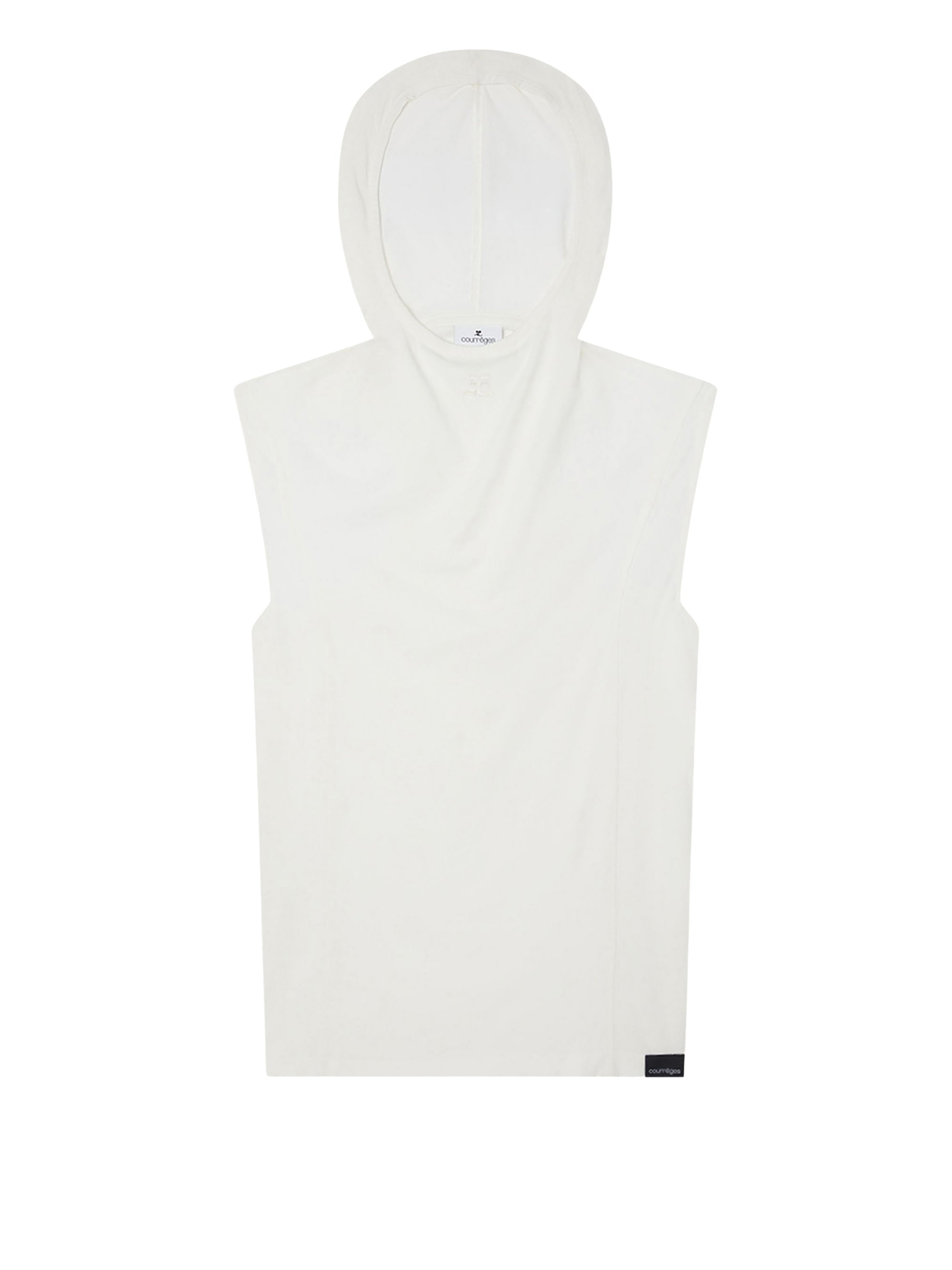 Hooded tank Top - White