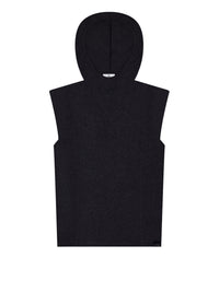Hooded tank Top - Black