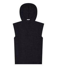 Hooded tank Top - Black