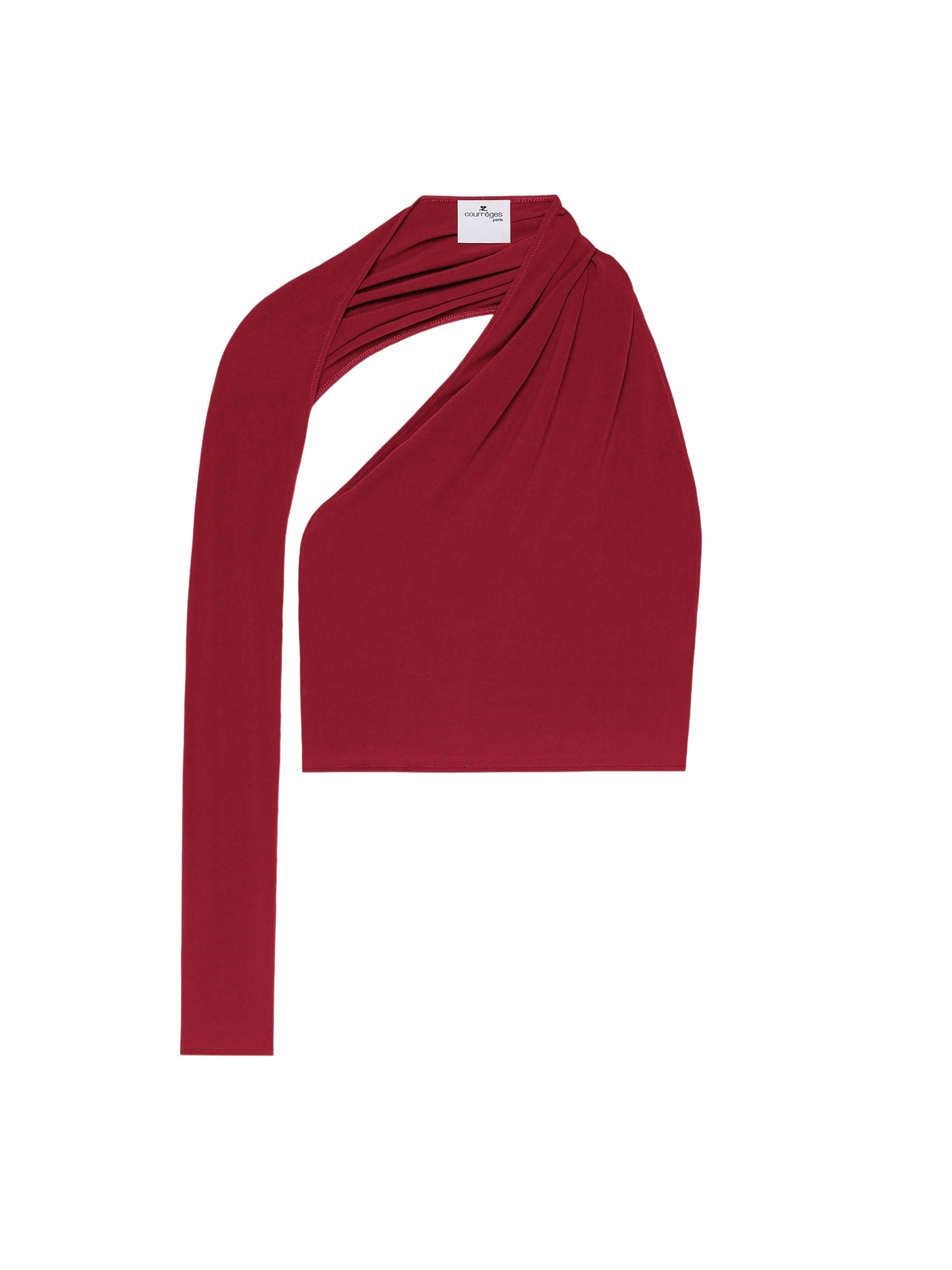 Slash crop Top - Grenat