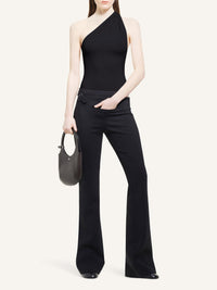 Slash asymmetrical Top - Black