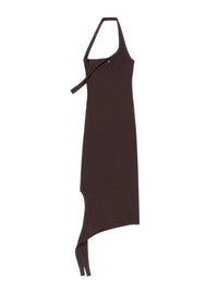 UnDressed light knit Dress - Chocolate