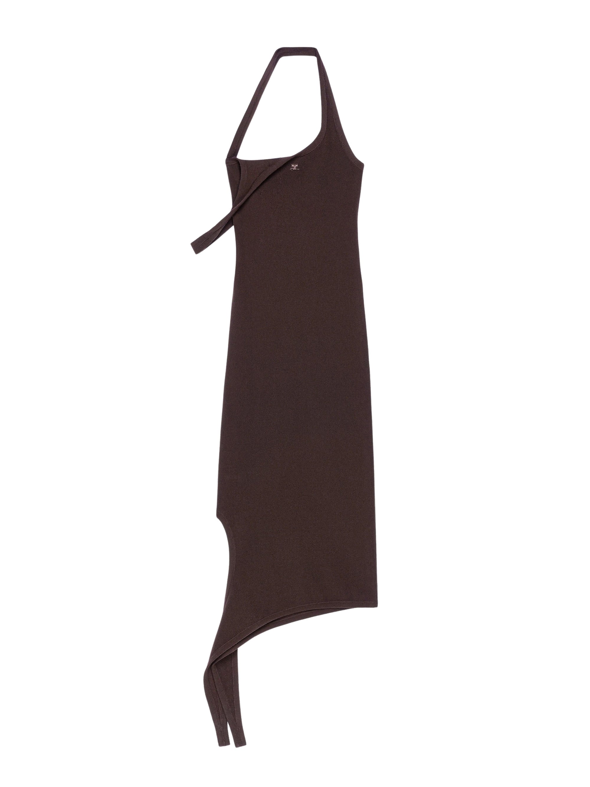 UnDressed light knit Dress - Chocolate
