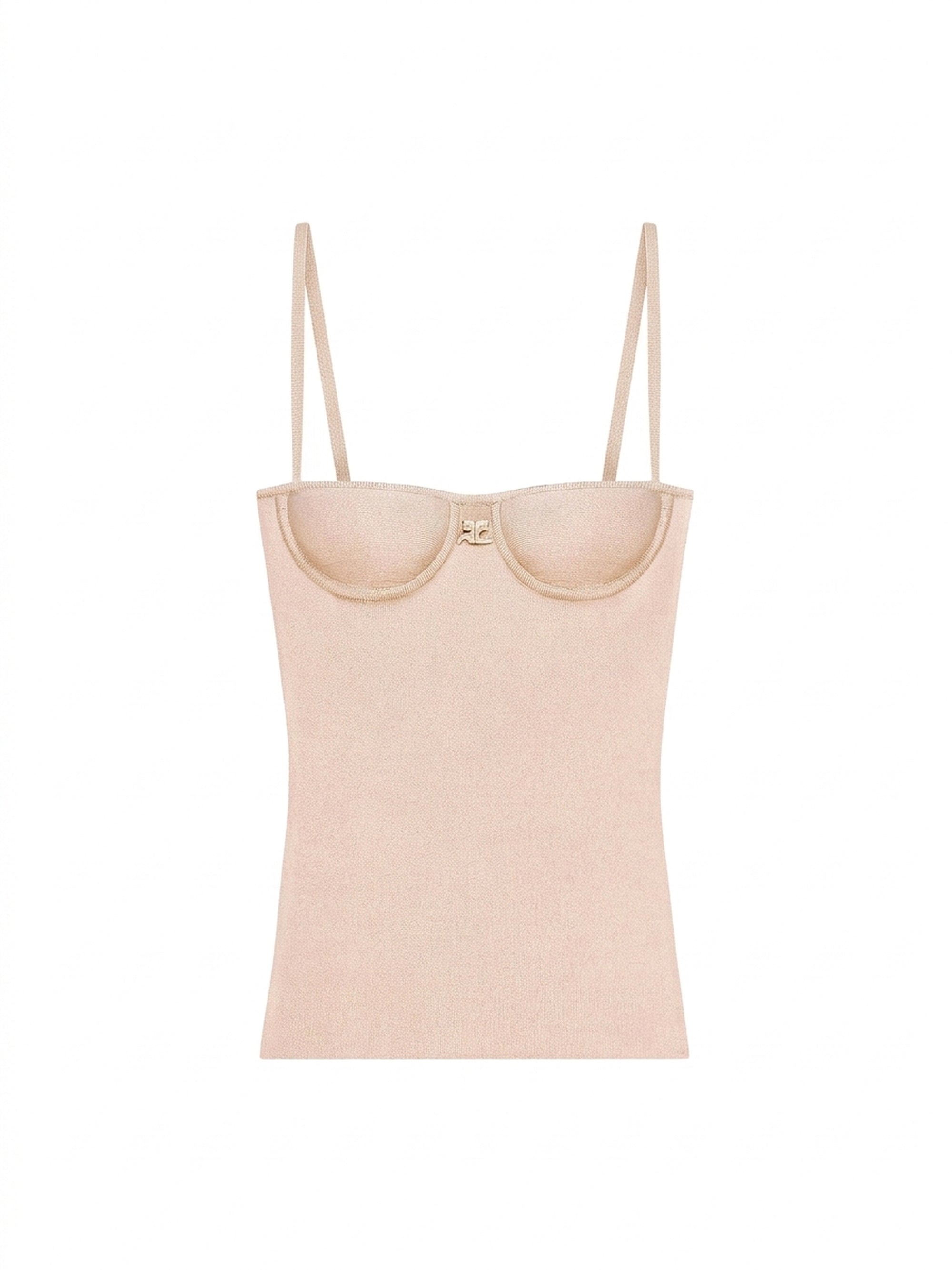 Lingerie interlock Top - Noisette