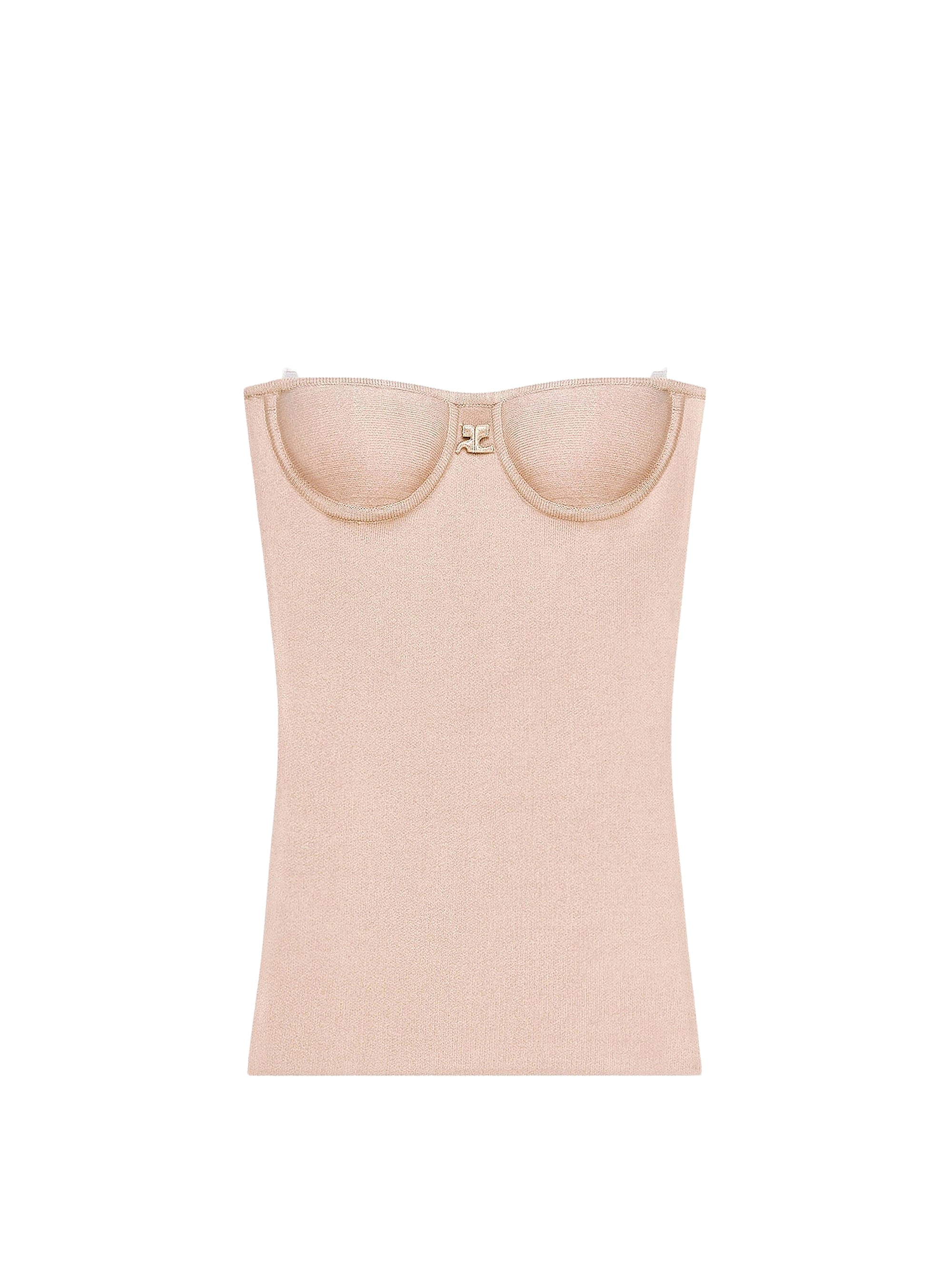 Lingerie interlock Top - Brown