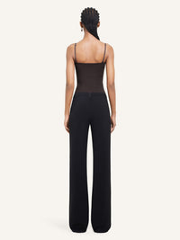 Lingerie interlock Top - Chocolate