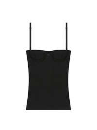 Interlock lingerie tank Top - Black
