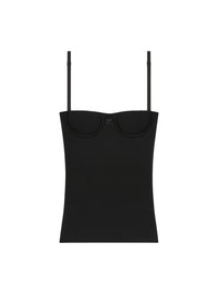 Lingerie interlock Top - Black