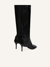 Oblique vinyl Boots - Black