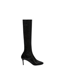 Oblique vinyl Boots - Black