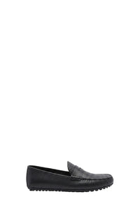New Kanye Gucci Signatre black Moccasins - Black