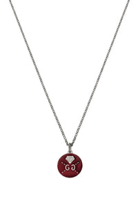 Diam 45/50 red & white Necklace - Red & White