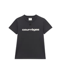 Vintage courrèges cotton T-shirt - Grey