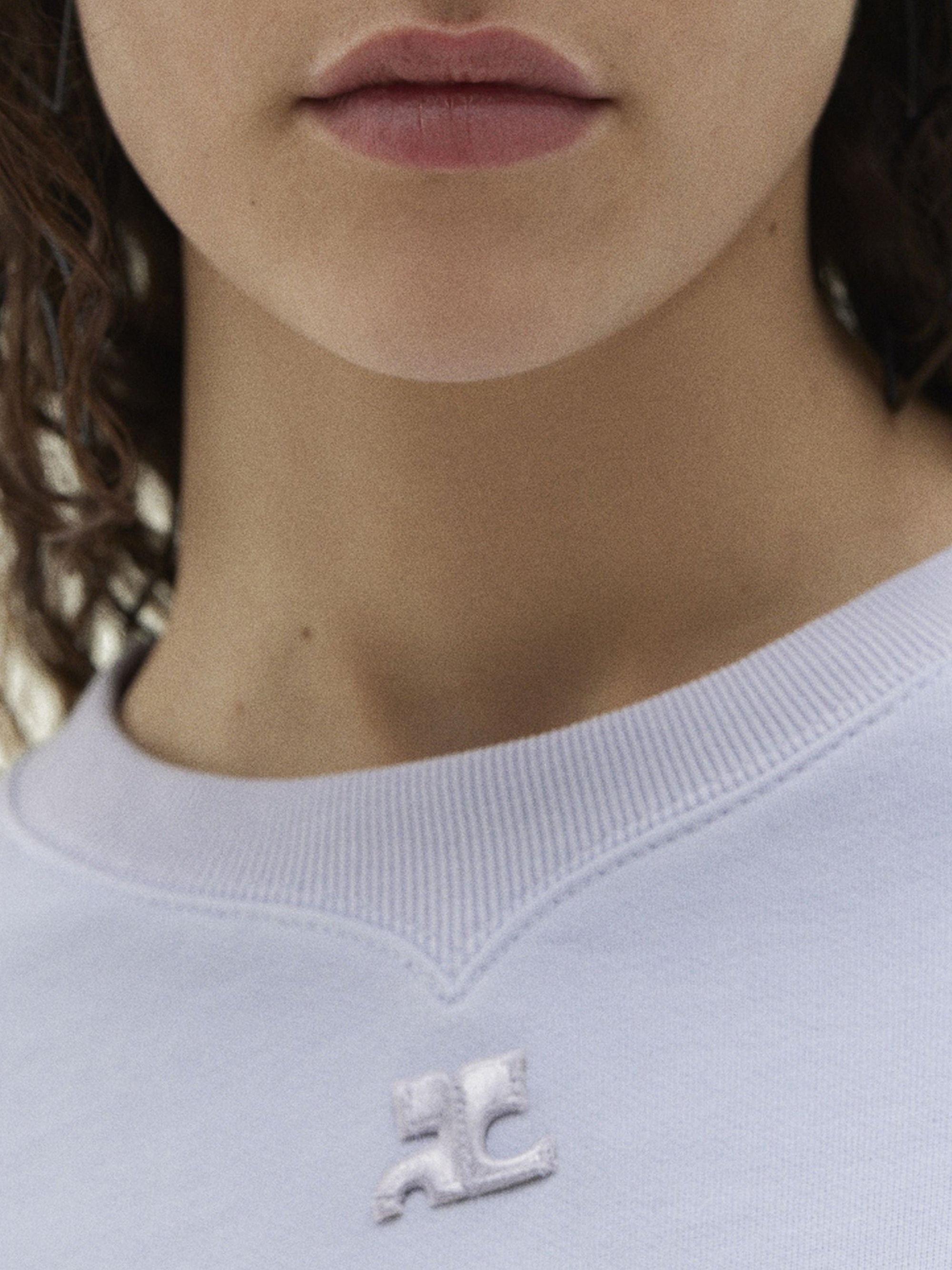 Swallow fleece Sweatshirt - Purple