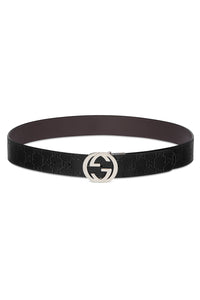 Black & cocoa W.37 Belt - Black & Cocoa