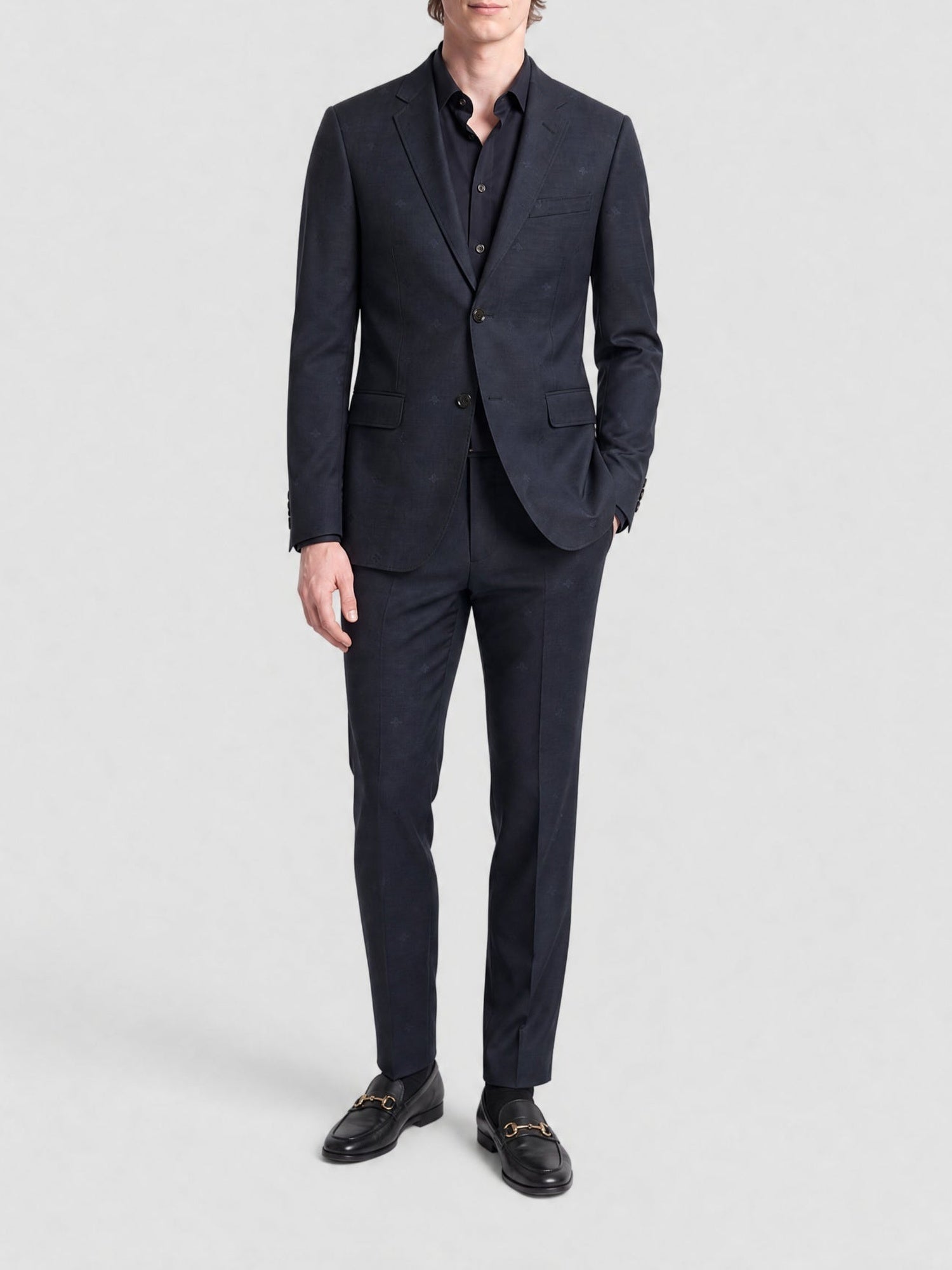 Formal Monaco Bee Ga ink Suit - Ink