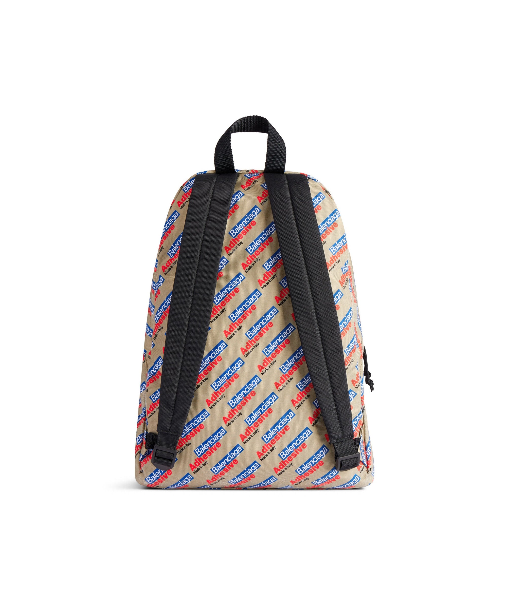 Explorer Backpack - Beige & Red & Blue