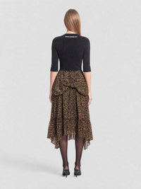 Leopard Athletic beige & black Top Dress - Beige & Black