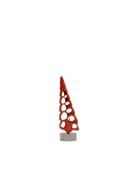 Small Shell Perforated Earring - Orange