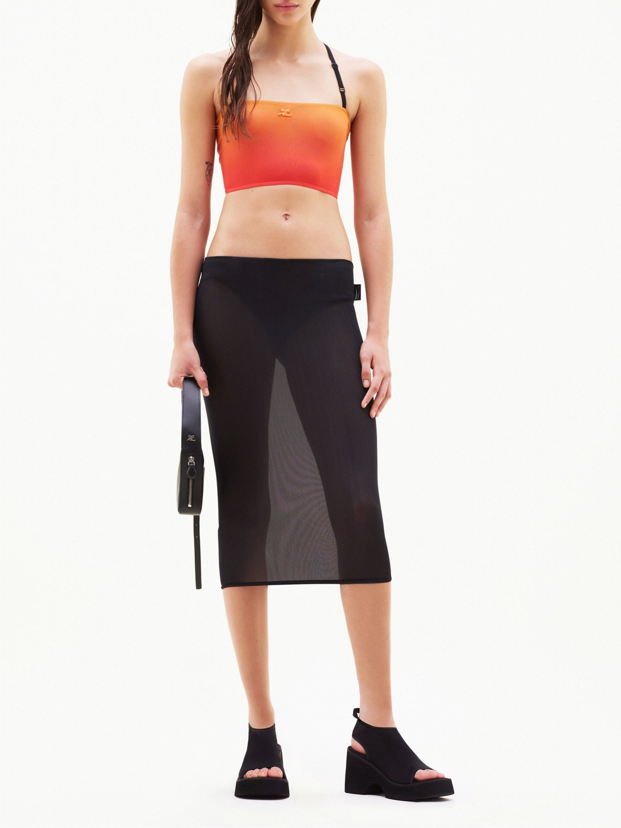 2nd skin tube Skirt - Black