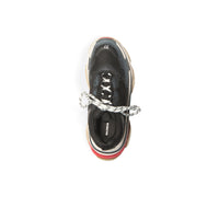 Triple S Sneakers - Black & White & Red
